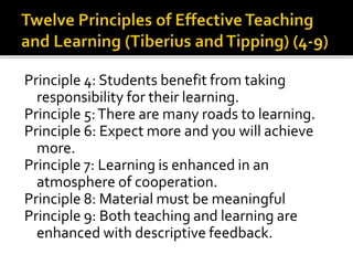 Principles of effective teaching and learning | PPTX | Primary ...