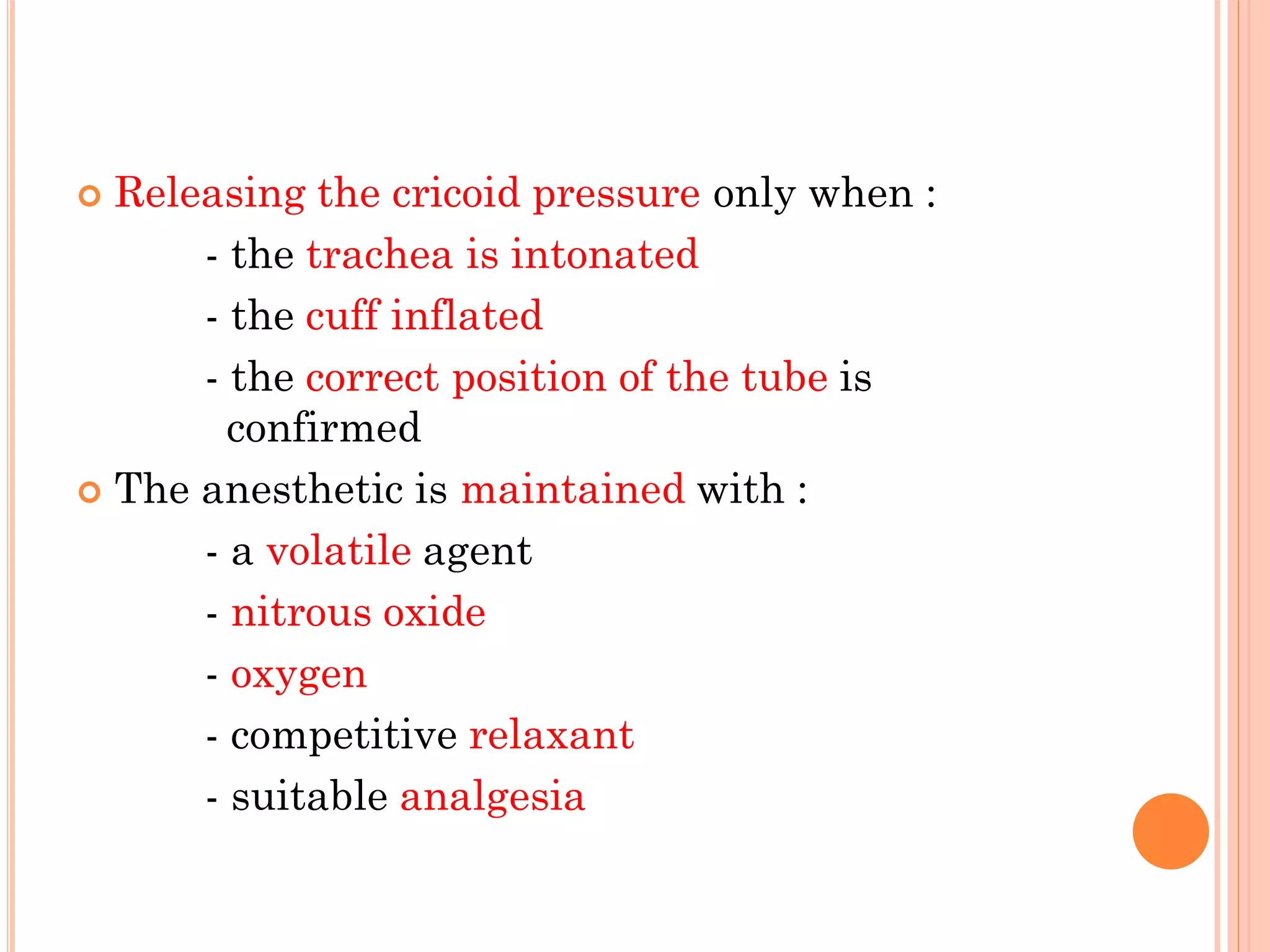 Principles of emergency anesthesia | PDF