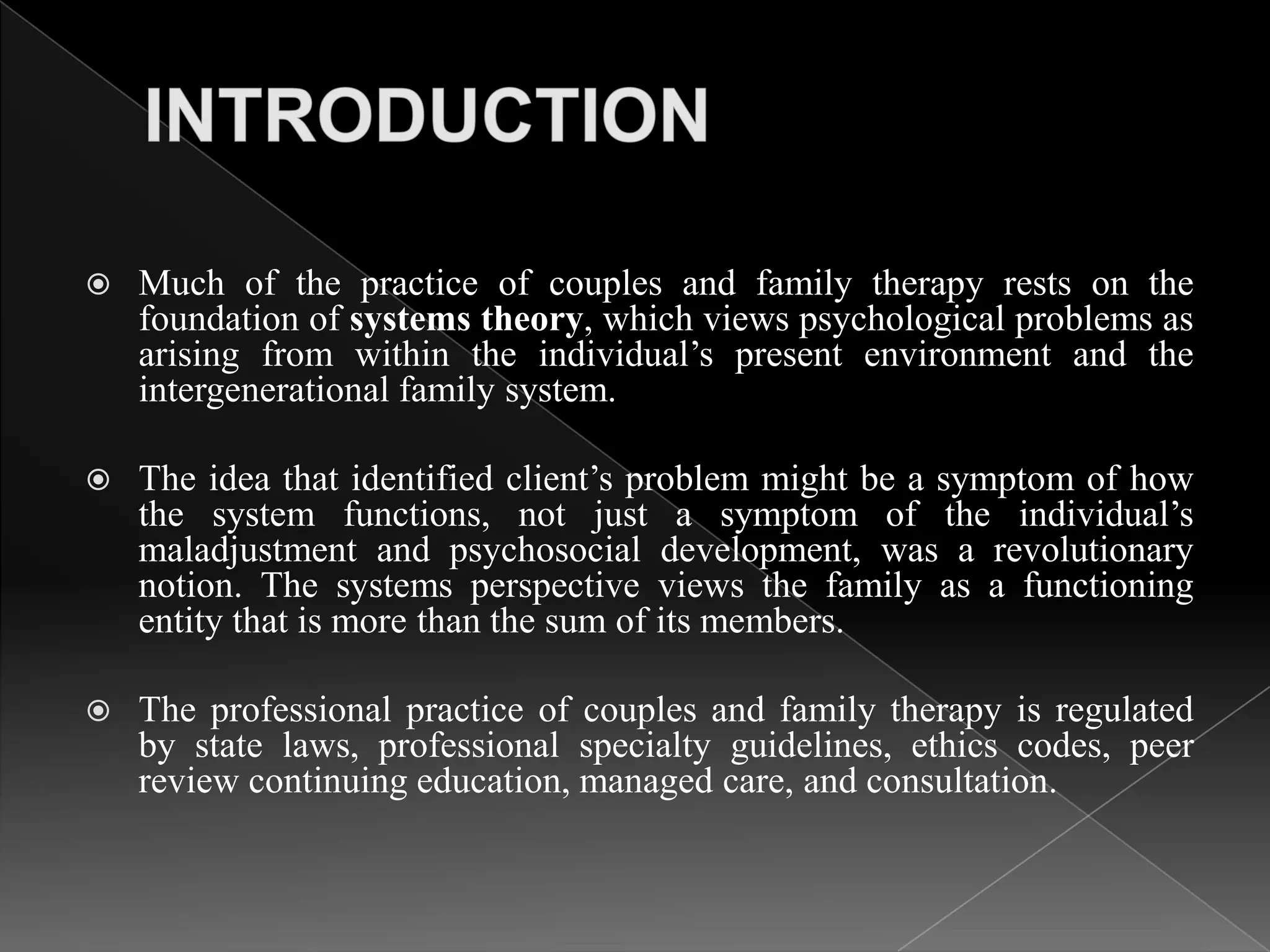 Principles of ethical standard in couples and family | PPTX