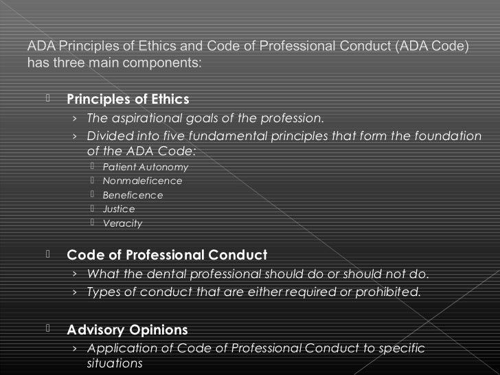 My Code Of Ethics The Primary Principles
