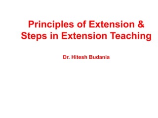 Extending Practice Principles of Extension & Steps in Extension Teaching.pdf