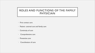 Comprehensive Principles and Roles of Family Medicine in Primary Care | PDF