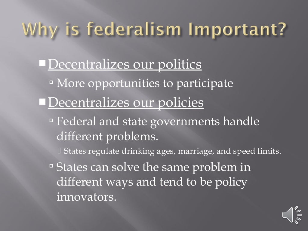 Principles of federalism with narration 2013
