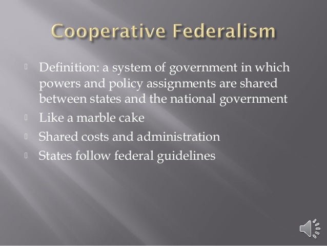 principle of federalism principle of federalism