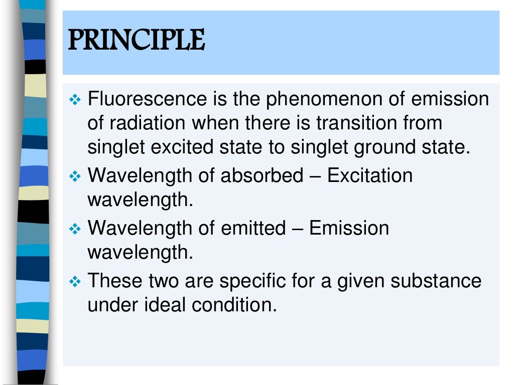 Principles of fluorimetry by ANN
