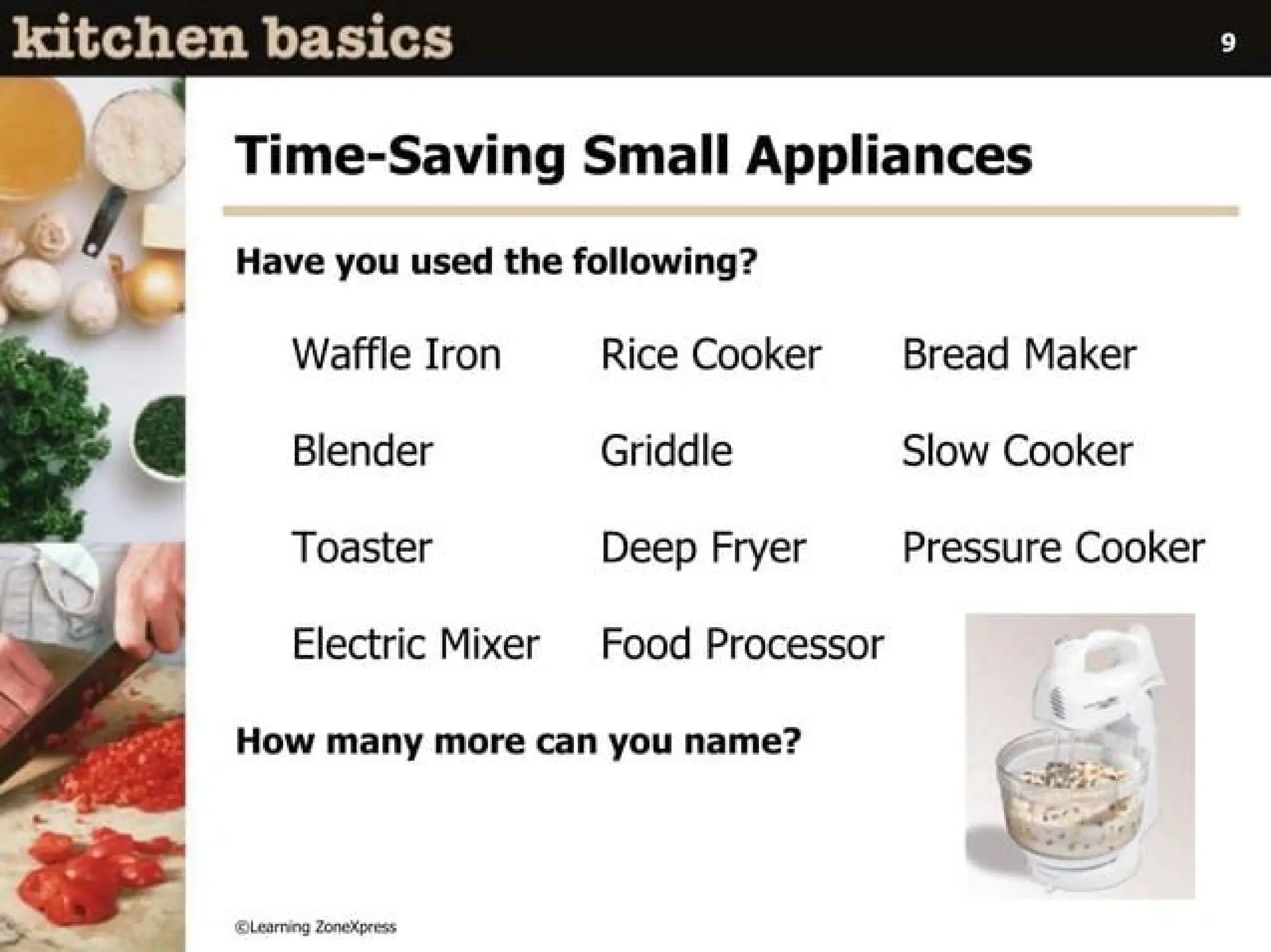 Principles of Food Preparation Lesson 1.