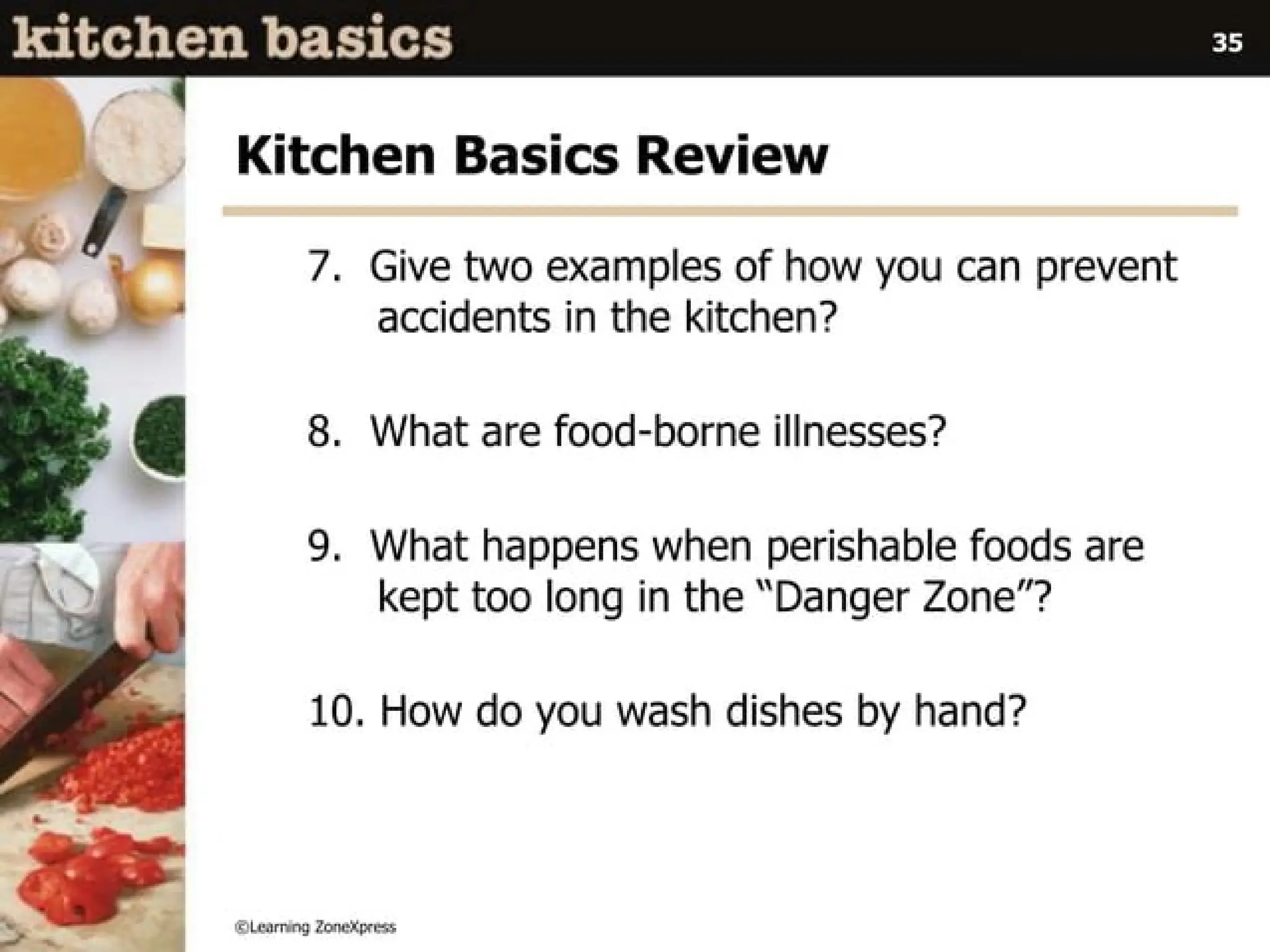 Principles of Food Preparation Lesson 1.