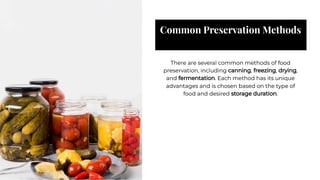 Preservation Methods Principles of Food Preservation.pdf...... | PDF