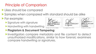 Comparison Forensics Definition 7 Fundamental Principles of Digital and Forensic Science Explained | PPT