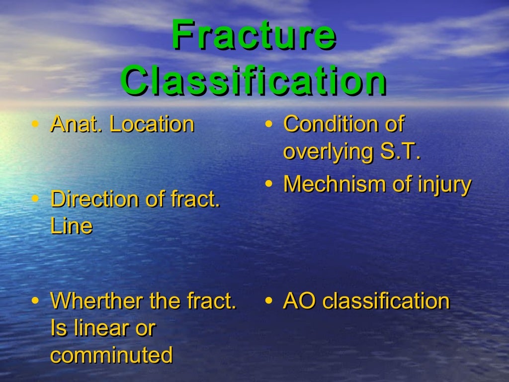Principles of fracture treatment