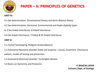Principles of Genetics (AKNU University) | PDF