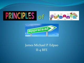 James Michael P. Edpao
II-4 BFE
 