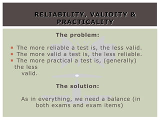 Principles of high quality assessment | PDF