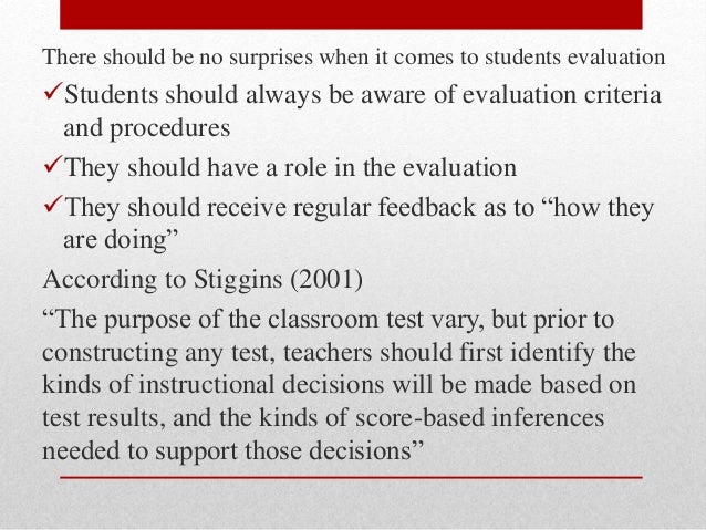 principles of high quality assessment pdf
