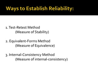Principles of High Quality Assessment | PPTX