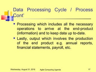 Principles of ict concepts and data processing | PPT