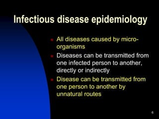 Principles of infectious disease. epidemiology | PPT