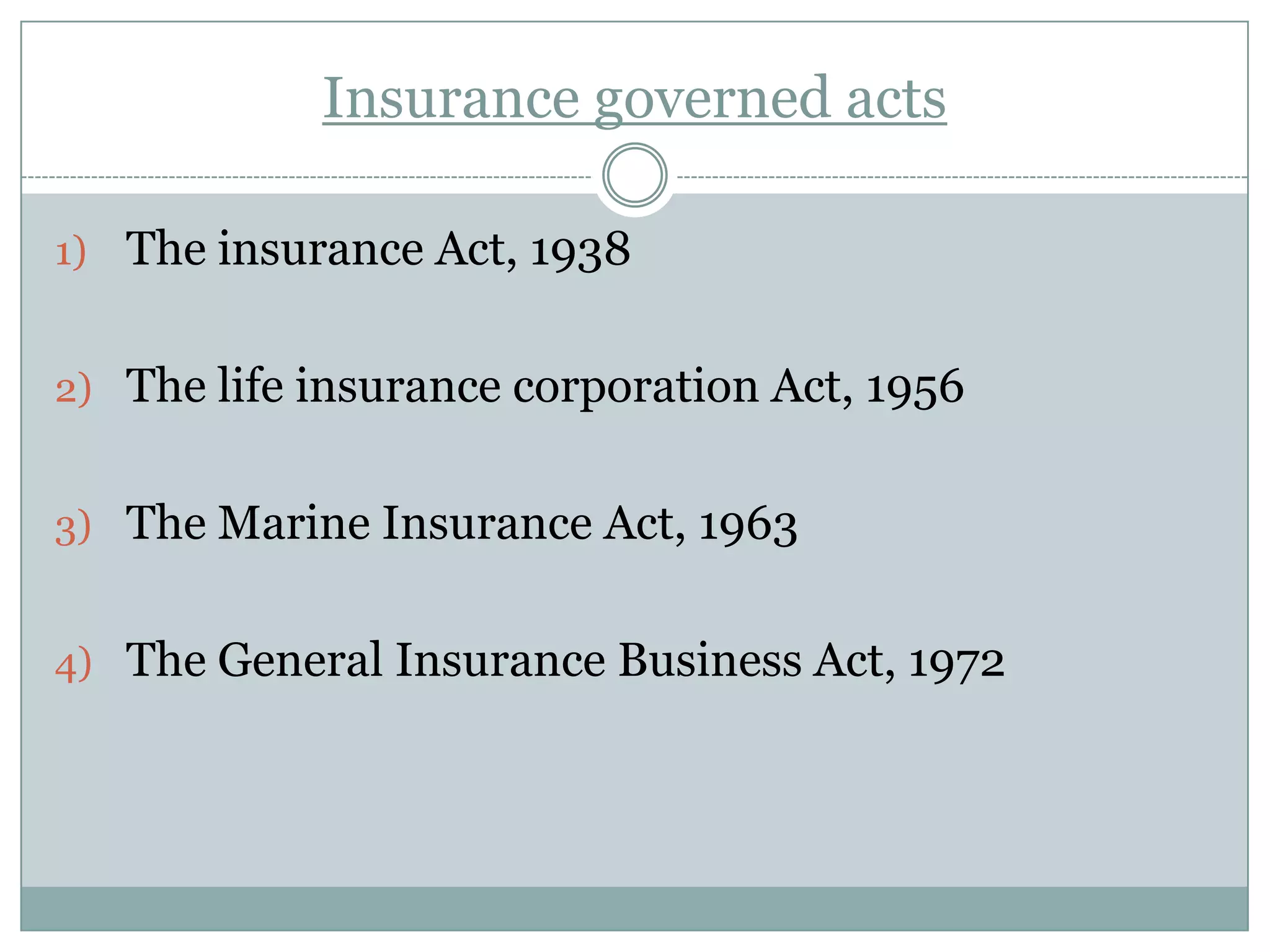 Principles of insurance | PPTX