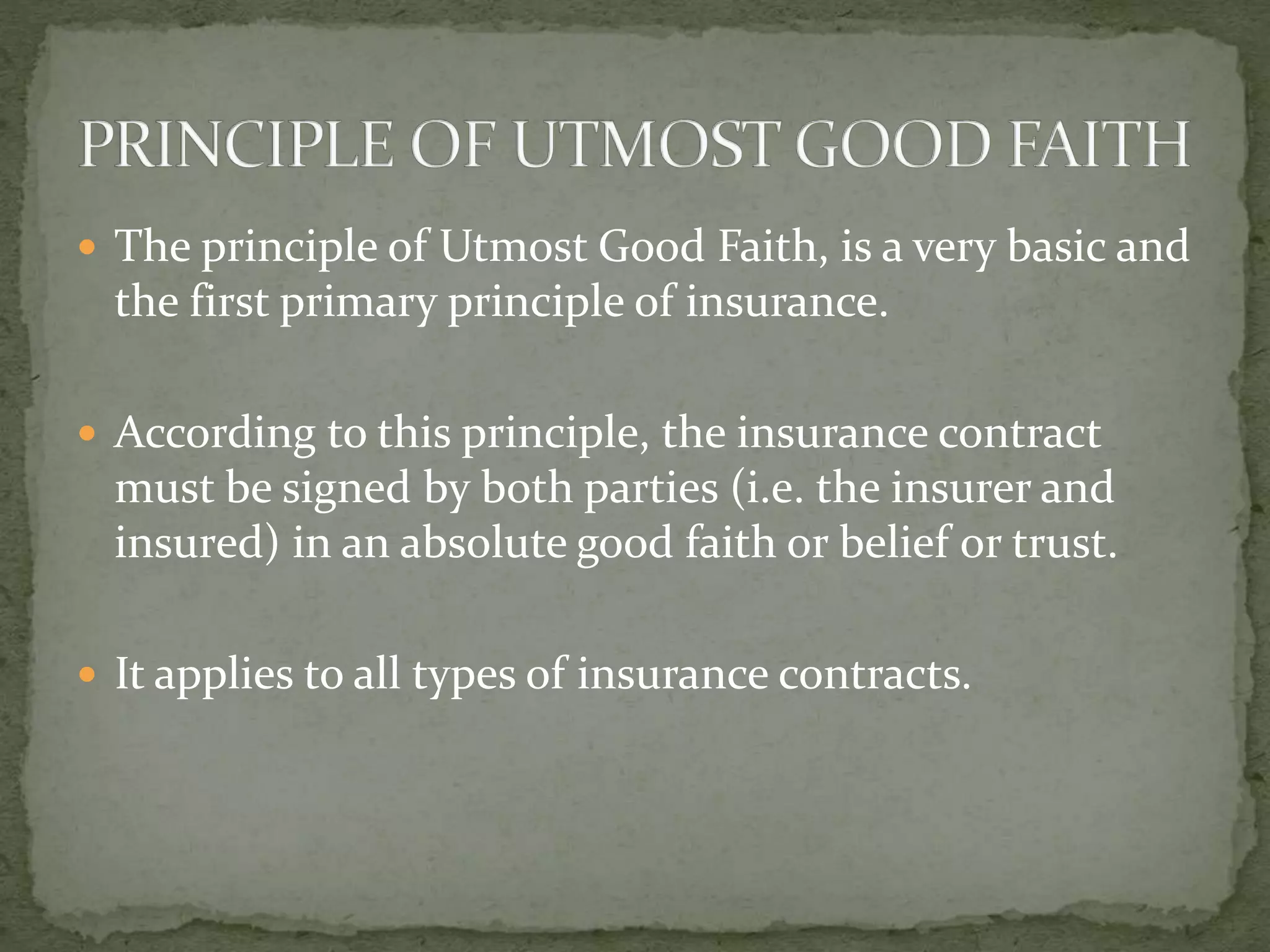 Principles of insurance PPTX