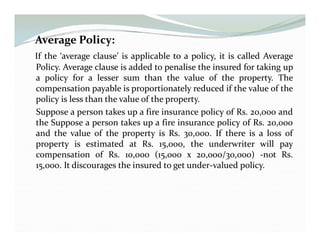Average Calculation Example Insurance PRINCIPLES OF INSURANCE AND LOSS ASSESMENT.pdf