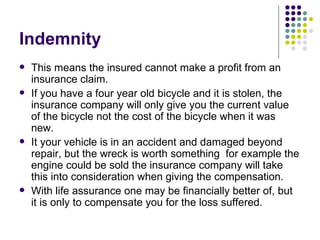 Principles of insurance filnal | PPT