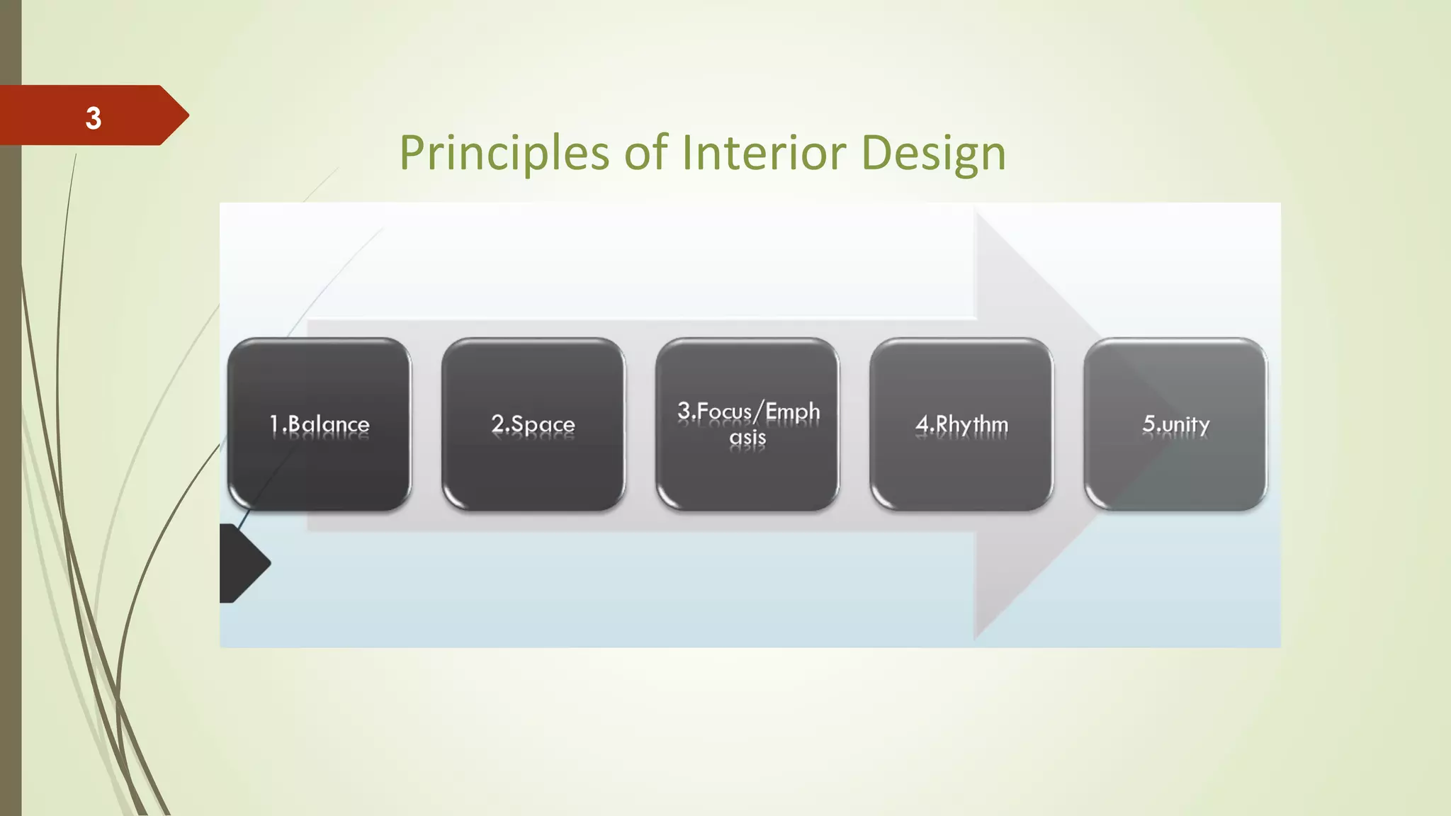 Principles of Interior Design
3
 