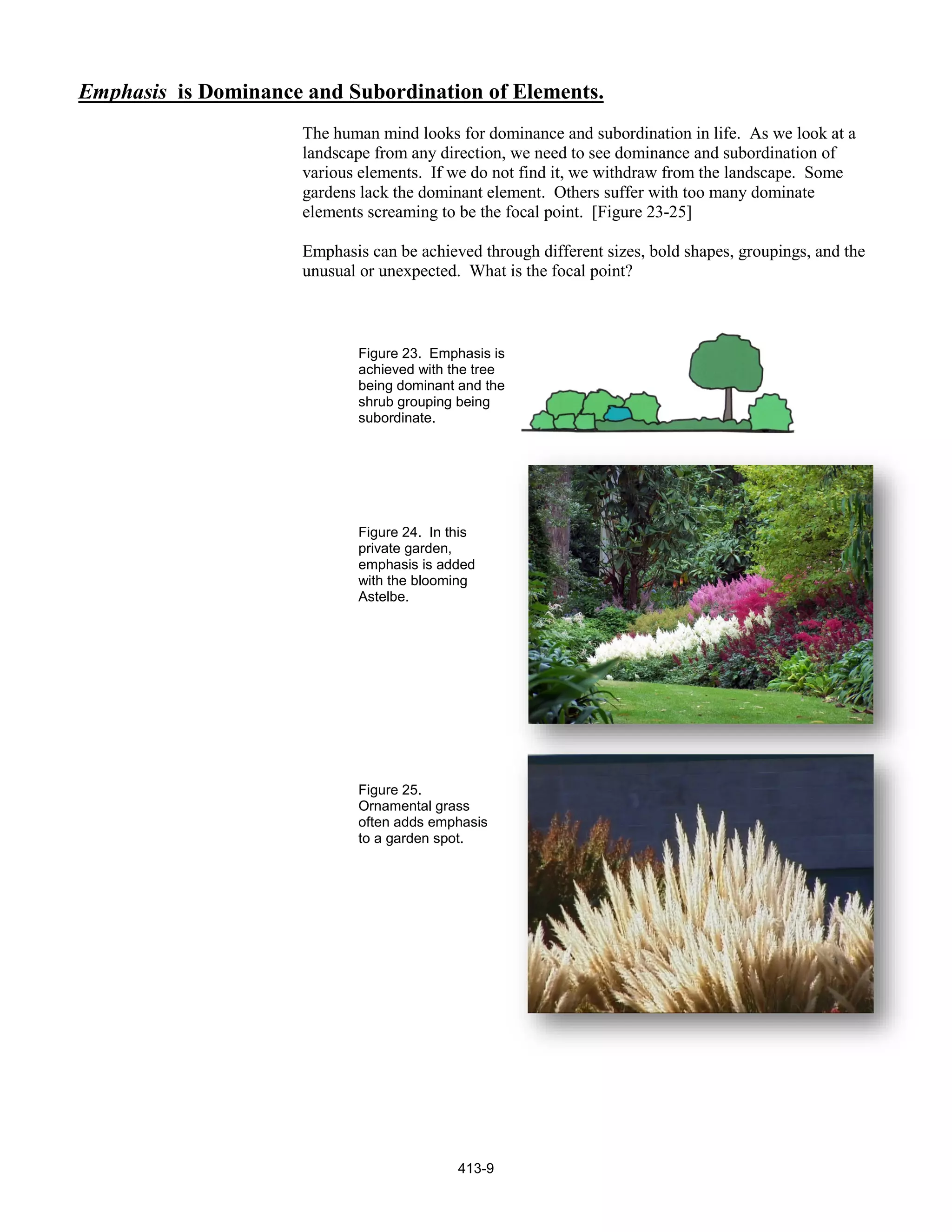 Principles of Landscape Design | PDF