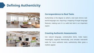 Principles of Language Assessment in Language Classroom | PPTX