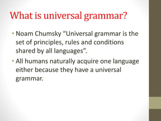 Universal Language Learning Principles Principles of language learning and teaching | PPTX