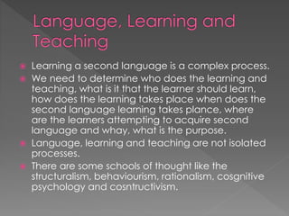 Principles of language learning and teaching | PPT