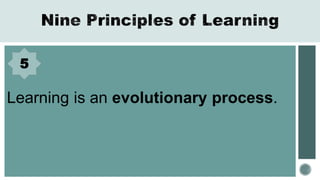 Principles of Learning | PPT