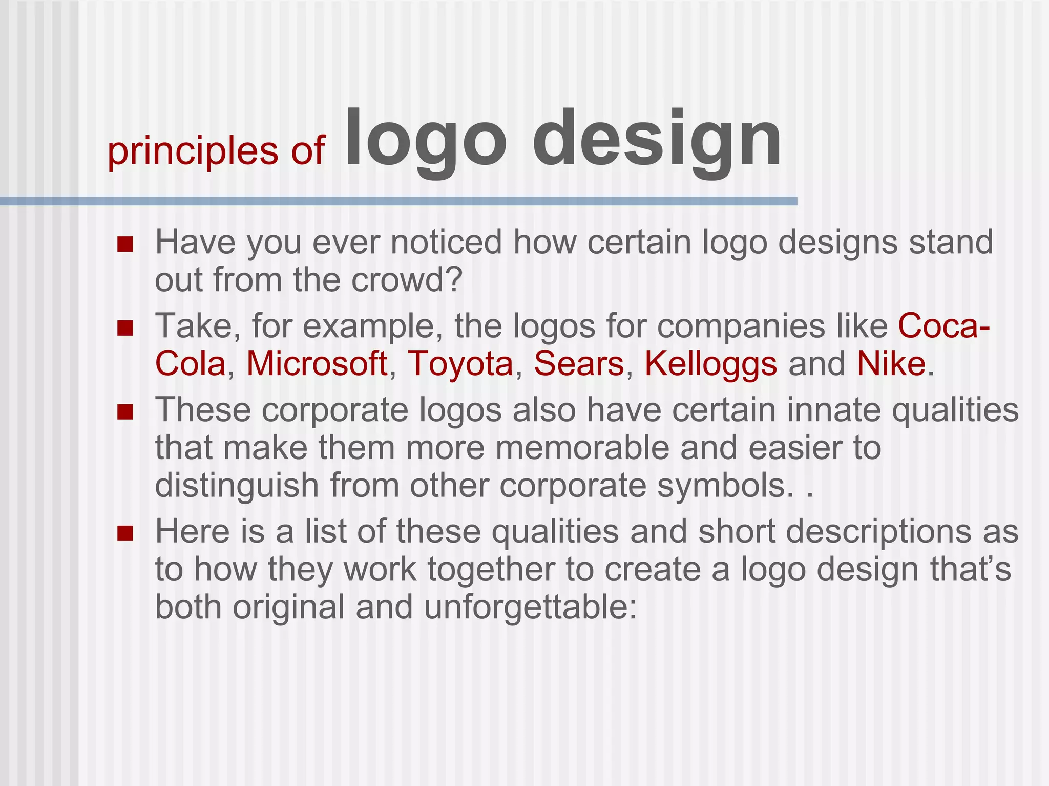 PRINCIPLES OF LOGO DESIGN.ppt