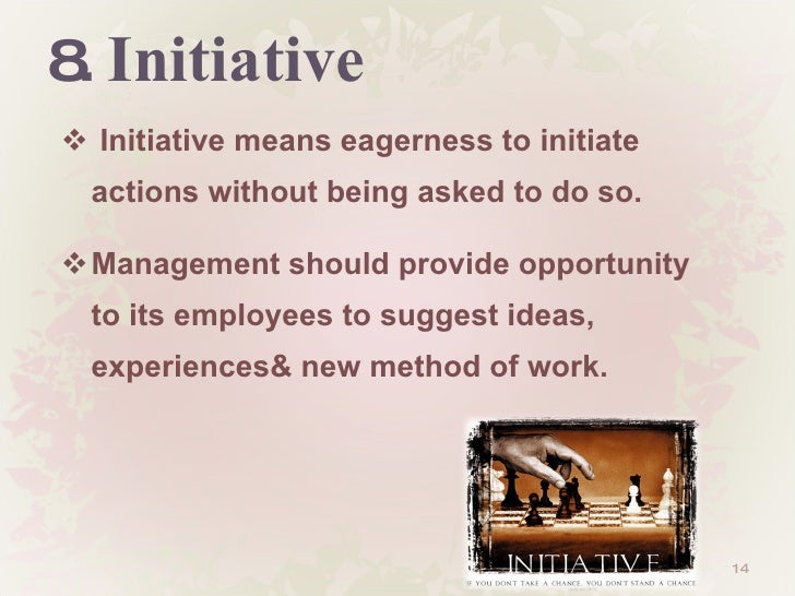 Initiative Principle Of Management PPT For Class XII Business Studies