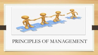 PRINCIPLES OF MANAGEMENT
 