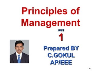 Principles of management | PPT