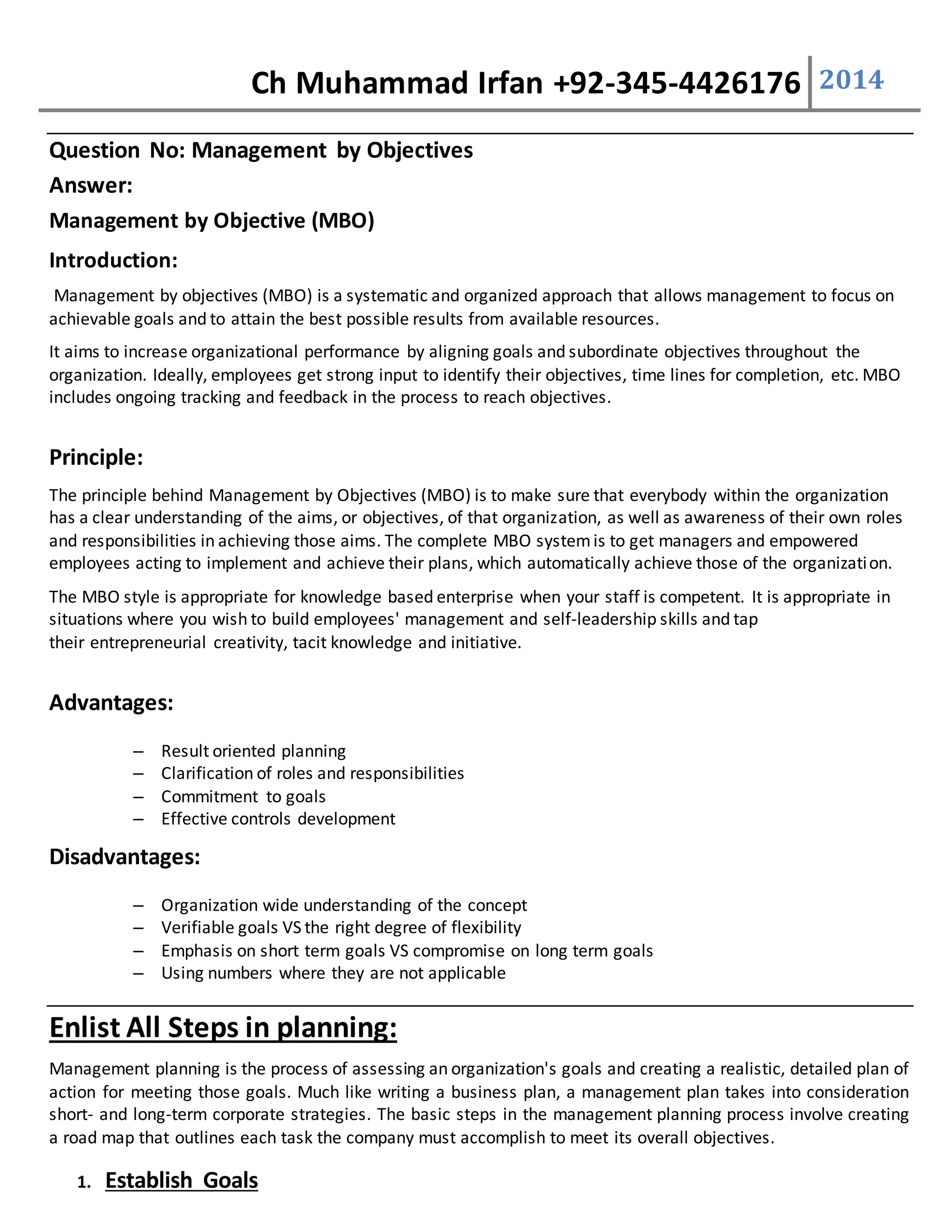 Principles of management | PDF