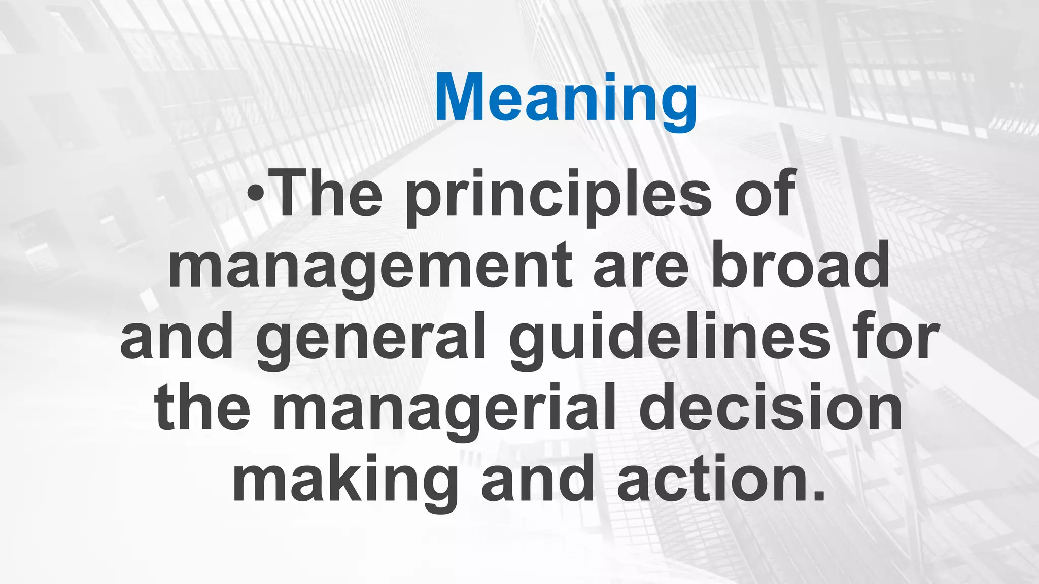 Principles of management | PPTX