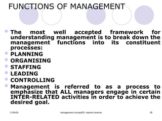 Management Function System principles and functions of management.ppt