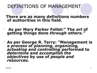 George R. Terry Management Table principles of managementrgpfghjkwety.ppt