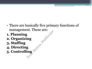 Calcutta University B.Com (H) Semester 1-Principles of Management ...
