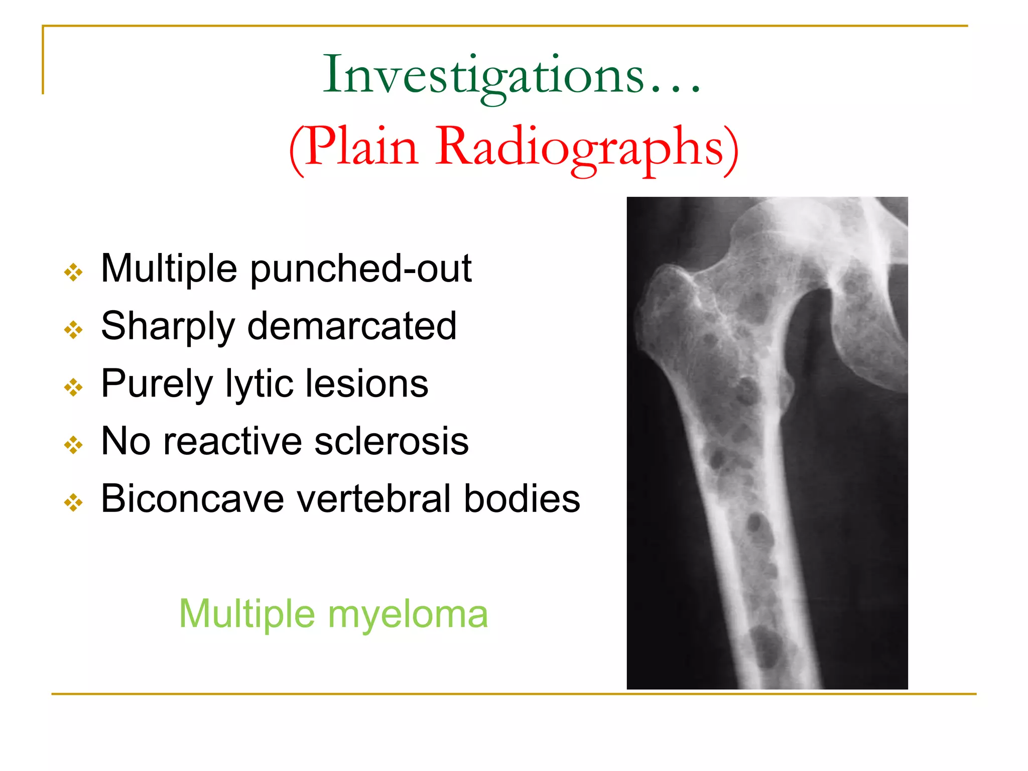 Principles of management of malignant bone tumours | PPTX