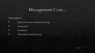 Pyrexia Management Comprehensive Principles of Management of Postoperative Pyrexia | PPTX