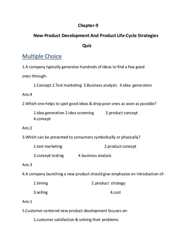 principles of marketing test bank