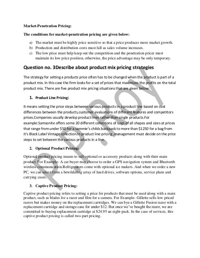 Principles Of Marketing Chapter 11 T Heory