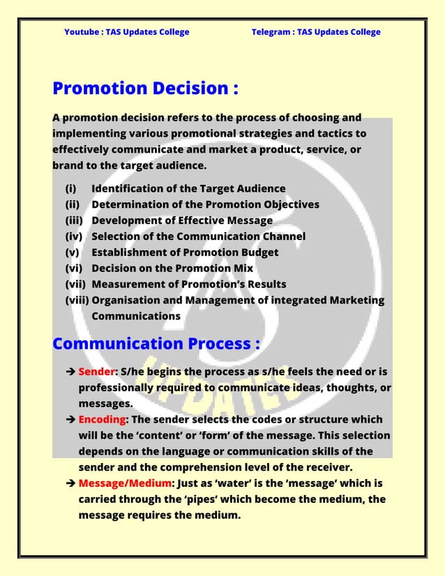 Principles Of Marketing Unit 5 promotion Decision (1).pdf | Advertising ...