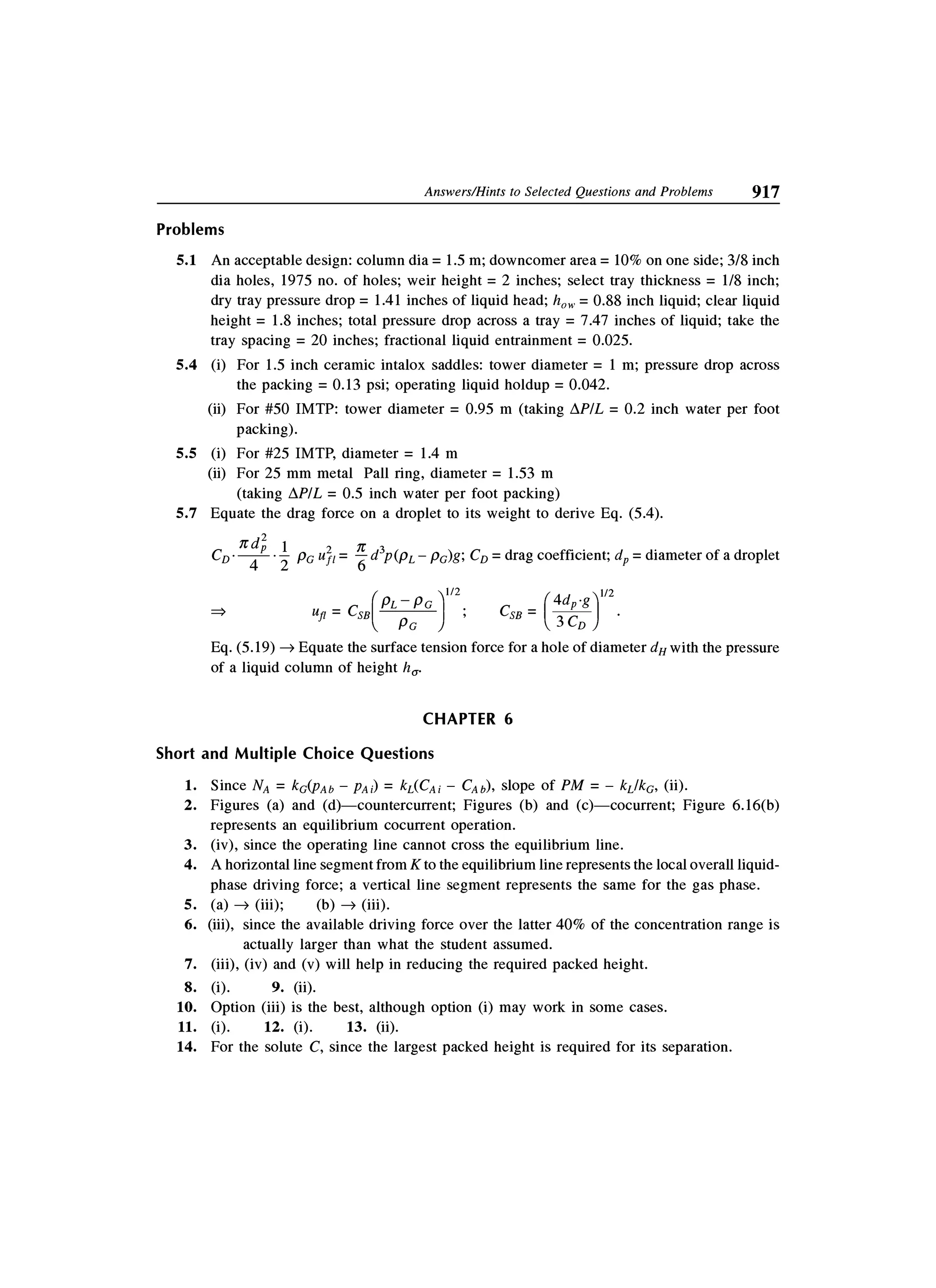 Principles of mass transfer and separation process bkd  b k dutta 