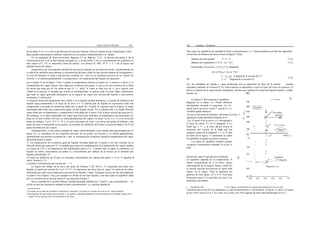 I
Vupour-Liqui'I Cyrilit rium 325
de los datos T-x-y o i-y sólo es posible para las mezclas binarias. Para un sistema de tres componentes, estos
datos pueden representarse mediante superficies en un espacio tridimensional o en tabular.
326 Capítulo 7 Destilación
fase vapor de equilibrio de cantidad V kmol (concentración= y-). Ahora podemos escribir las siguientes
ecuaciones de balance de masa [véase la figura 7.5(a)].
En un segmento de línea horizontal, digamos LV en Y i ure 7.3 a , la abscisa del punto L da la
concentración de A en la fase líquida saturada' (i), y la del punto Y da su concentración de equilibrio en
fase vapor (y*); £V' se denomina 'línea de enlace'. Las líneas £Y, ñfN, M N , y L V de la figura son
también líneas de enlace.
Imaginemos que una pequeña cantidad de una mezcla líquida con una fracción molar x (generalmente no
se utiliza un subíndice para denotar la concentración del más volátil en una mezcla binaria) de ciclopentano y
el resto de benceno se toma a una presión constante de 1 atm en un recipiente provisto de un "pistón sin
fricción" y se calienta gradualmente. La temperatura y la composición del líquido las siguientes
Balance de masa global: F -- L+ V
Balance del componente A: F Zy --Lx+ Vy*
Eliminando F de las Ecs. (7.2) y (7.3), obtenemos
L _ v- - ¿y _ longitud de la sección fV Y *
z- x * longitud de la sección LF
(7.2)
(7.3)
(7.4)
por el punto G de la figura 7.3(a). Cuando su temperatura alcanza el punto jvf, ii empieza a hervir y la
composición del vapor inicial viene dada por la abscisa del punto N, que es el otro extremo de la línea
de unión que pasa por M. Se observa que y*> i; decir, el vapor es más rico en A, yace especie más
volátil en la mezcla. A medida que avanza el calentamiento, se genera cada vez más vapor (suponemos
que todo el vapor generado permanece en el espacio de vapor por encima del líquido a una presión
constante). La dirección
Así, las cantidades de líquido y vapor producidas tras la separación de fases de la mezcla pueden
calcularse mediante la Ecuación (7.4). Esta ecuación se denomina a veces la regla del brazo de palanca. Es
útil en el cálculo de la vaporización instantánea, cálculos que implican la extracción líquido-líquido y sólido-
líquido, etc. 800
La fracción molar del componente más volátil A en el líquido residual disminuye y el punto de ebullición del
líquido sigue aumentando a lo largo de la curva T-x. La última gota de líquido en vaporizarse tiene una
composición y un punto de ebullición dados por el punto M;. Cuando se vaporiza todo el líquido, el vapor
acumulado debe tener una composición igual a la del líquido inicial. No se calienta más y el estado final del
vapor (dado por su temperatura y composición) viene dado por el punto N de la línea vertical que pasa por G.
Sin embargo, si se sigue calentando este vapor (que ahora está saturado), su temperatura sólo aumentará a lo
largo de la línea vertical GH (esto es sobrecalentamiento del vapor). La línea T g-M -L-L -Tz es la curva del
punto de burbuja; T g-N -N-V- V -Tz es la curva del punto de rocío. Las curvas del punto de burbuja y del
punto de rocío se encuentran en los puntos Tg (el punto de ebullición del B puro a la presión dada) y en Tz (el
punto de ebullición del A puro).
Análogamente, si una cierta cantidad de vapor sobrecalentado, cuyo estado está representado por el
punto Si t, se introduce en un recipiente provisto de un pistón sin fricción y se enfría gradualmente
manteniendo una presión constante de 1 atm, la condensación comienza cuando la temperatura del vapor
desciende hasta el punto
Y. La composición de la primera gota de líquido formada dada por el punto £ (el otro extremo de la
línea de unión que pasa por D. A medida que avanza la condensación, la composición del vapor cambia
a lo largo de VVt y la composición del condensado sigue a LL . Cuando todo el vapor se condensa y el
líquido se enfría, alcanzamos un punto G; verticalmente por debajo de la mosca en el dominio del
líquido subenfriado. El
La figura 7.3(b) muestra el equilibrio
diagrama en el plano x-y. Puede obtenerse
directamente trazando el experimen- tal .r- -
datos nótese que tantoi como '* var de 0 a 1).
También puede obtenerse
las curvas del punto de burbuja y del punto de rocío, ')
siguiendo el procedimiento indicado en el
Fig. El punto 9 de la curva i-y* corresponde a
la línea de unión LV en el diagrama T-i-y.
Dado que y *> z, la línea e uili brium se
encuentra por encima de la dia onal (en
cualquier punto de la diagonal, z = y). El tipo
de datos de la figura 7.3 representa los datos
de equilibrio recogidos a presión constante.
Los datos de equilibrio también pueden
recogerse a temperatura constante. Si es así, el
total
700
600
T 500
400
300
200
"B
100
1.0
0.8
0.6
El punto de ebullición del B puro se encuentra verticalmente por encima del punto x= 0 (x= 0 significa B
puro). Similarl y, Tz
se produce verticalmente por encima de i = 1.
La región por debajo de la curva del punto de burbuja T JM -M-L-L -Tz representa una única fase
líquida; la región por encima de T g-N -N-V-V -Tz representa una única fase de vapor. Un punto de la redión
delimitado por estas curvas representa una mezcla de líquido y vapor. Cualquier mezcla de este tipo (dada por
el punto F de la figura 7.3(a), por ejemplo) se divide en una fase líquida y una fase vapor en equilibrio dada
por los extremos de la línea de unión £V que pasa por el punto J.
Sea la cantidad de la mezcla bifásica tomada denotada también por F kmol* a una concentración ; . Se
divide en una fase líquida de cantidad ñ kmol (concentración= x) y una fase líquida de
presión de vapor P ejercida por la solución
en equilibrio depende de su composición. A
menor concentración de A (es decir, mayor
concentración de la especie menos volátil B),
la mezcla ejercerá una presión de vapor total
menor. En la figura 7.4(a) se muestran los
gráficos de estos datos, x-P e y--P. Una línea
horizontal como LV es una línea de unión. Los
terminales (los puntos
() ,
0.4 Q
0.2
Diagonal (x= y)
Un líquido en su punto de equilibrio se denomina "saturado"; un vapor en su punto de rocío es un "vapor saturado".
"Esta práctica de representar una corriente y su caudal o cantidad mediante la misma notación es bastante común en el
estudio de las operaciones de transferencia de masa.
1 y W indican li NI +*P+^' Figura 7.4 (a) Presión en el punto de burbuja (x-P e y'-F], y (b]
concentraciones de fase de A en (diagramas z-y3 para dicfitorometano-4, 2-dicloroetano. El líquido, el vapor y el sistema
de dos a 40°0. [Davies et al. J. Soc. them. ln6. (Lond), 68(1 949) regiones de fase están demarcadas en el s I
} Equilibrio
 