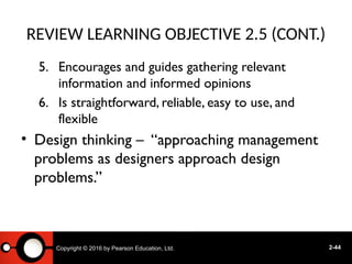 Principles of MGT Chapter two: Managers as Decision Makers.pptx