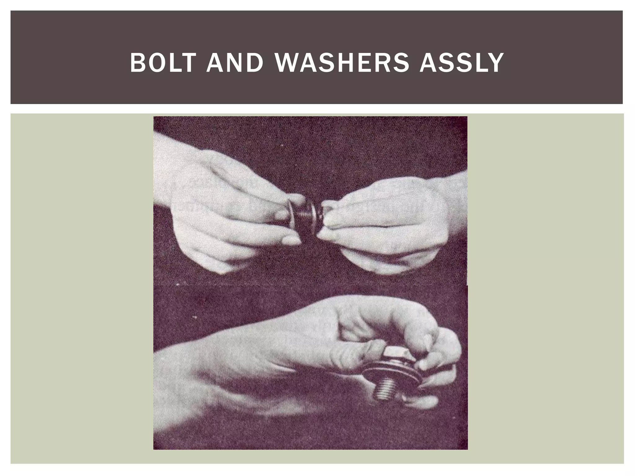 BOLT AND WASHERS ASSLY
 