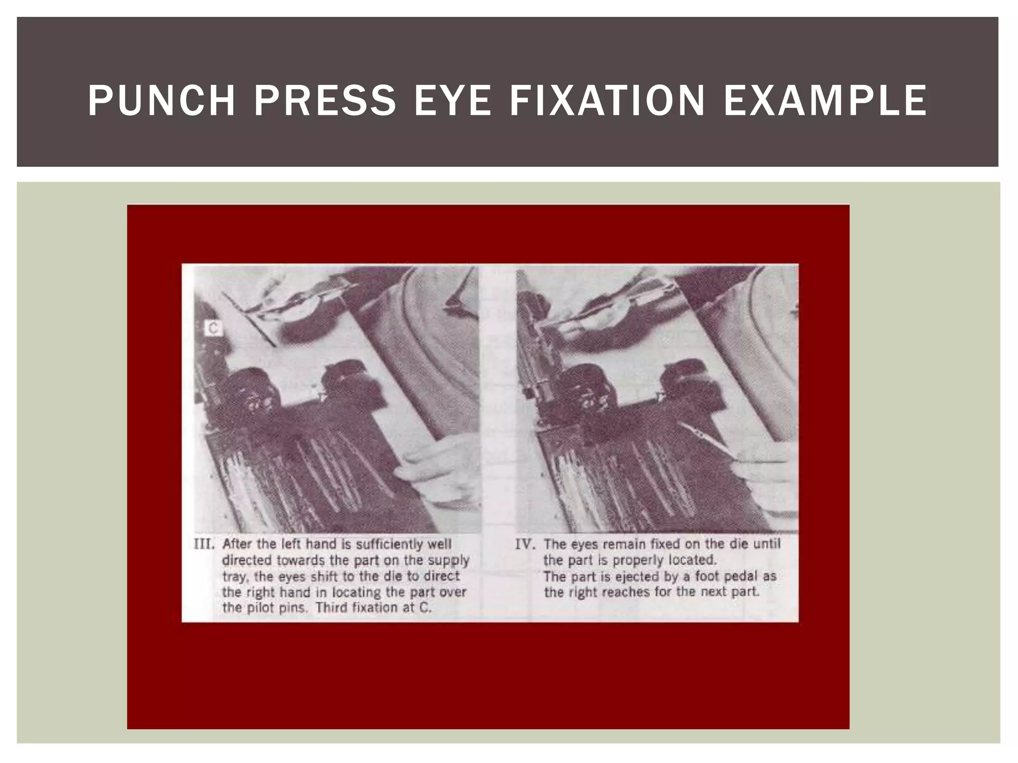 PUNCH PRESS EYE FIXATION EXAMPLE
 